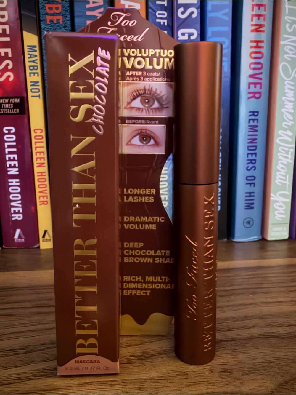Too Faced Better Than Sex Mascara — Chocolate Brown Satin Tube